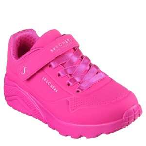 Pantofi sport fete Skechers Uno Lite Hot Pink mărimi 27-32 - Img 2