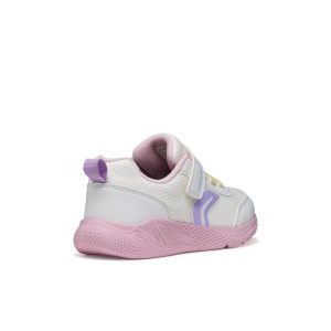 Geox Pantofi sport fete Sprintye White Pink J36FWB-01454-C0406 încălțăminte copii bigstep