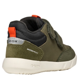 Pantofi sport Geox impermeabili Hyroo Boy Wpf Dk Green — vedere din față