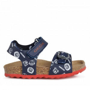Sandale baieti Chalki B.A Navy Red
