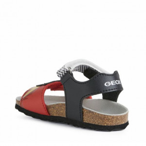 Sandale baieti Chalki B.C Red Black - Img 3