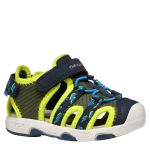 Sandale băieți Geox Multy Boy Pistachio Navy — vedere în perspectivă