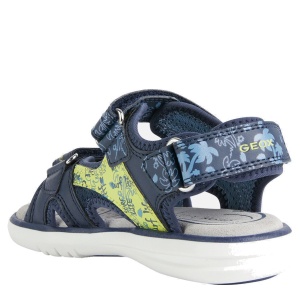 Sandale baieti Maratea B.D Navy Lime - J15DRD/01504/C0749 - lateral interior