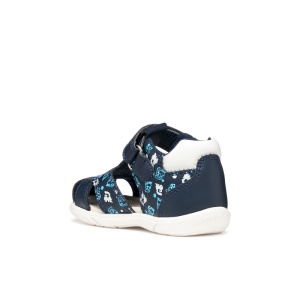 Sandale baieti Sandal Zapito Boy Dk Navy White - Img 4