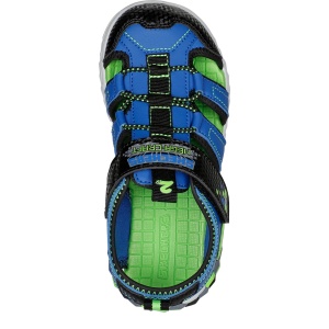 Sandale băieți Skechers Mega Splash 2.0 Blue Lime - Img 4