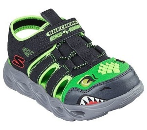Sandale baieti Thermo Splash Hydro Flare Black Lime L