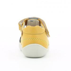 Sandale baieti Wasabou Jaune Bleu - Img 5