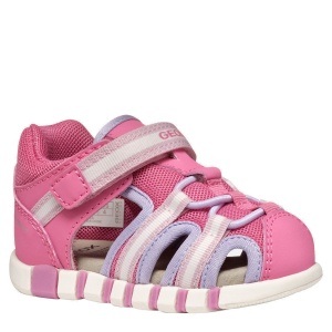 Sandale fete Geox Iupidoo Girl Dk Pink Lilac — vedere în perspectivă