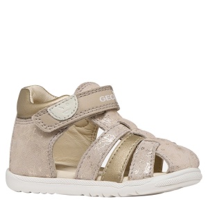 Sandale fete Geox Sandal Macchia Girl Skin Platinum - vedere în perspectivă - B254WB/007NF/C8560
