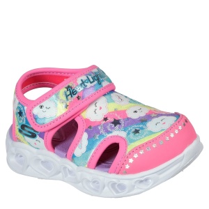 Sandale fete Skechers Heart Lights Sandal Cutie Clouds Hot Pink