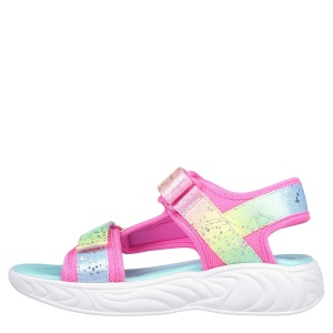 Sandale fete Skechers Unicorn Dreams Pink Multi - Img 3