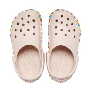 Papuci Fete Crocband Beaded Band Quartz încălțăminte copii bigstep