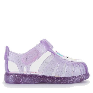Sandale plajă fete Igor Tobby Gloss Unicornio Malva Glitter - 70229