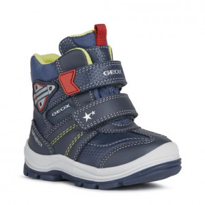 Geox Apreschi Baieti Flanfil B.B ABX Navy Red colectia Amphibiox
