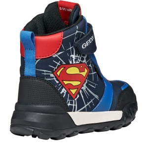 Apreschi impermeabil băieți Geox J Trekkyup Boy B Abx Navy Red — vedere din față