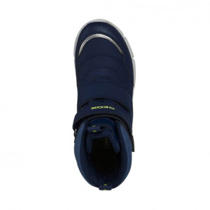 Geox Apreschi impermeabil baieti J Flexyper B.B ABX  Navy Flou/Yellow incaltaminte copii bigstep