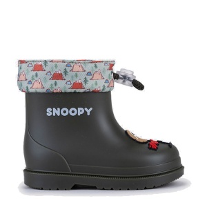 Cizme cauciuc băieți Igor Bimbi Snoopy Kaki - Img 2