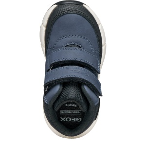 Ghete baieti Flexyper Mini Boy Denim/Orange - B666GA/0MEBC/C4J2T - de sus