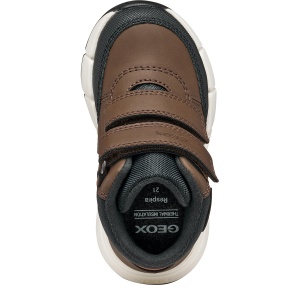 Ghete baieti Flexyper Mini Boy Dk Brown/Brick - B666GA/0MEBC/C6R6B - de sus