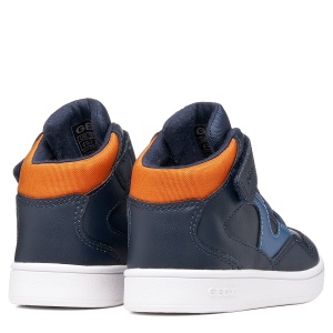Ghete băieți Geox Eclyper Boy Navy/Orange ( ) - B665LB/000BC/C0659 - perechea spate