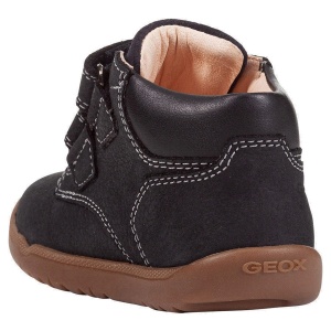 Ghete băieți Geox Macchia BC Navy — vedere din spate