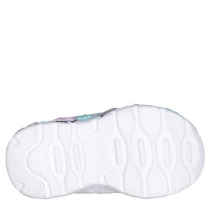 Ghete fete Skechers Play Scene Lila - 303163N/LVMT - talpă