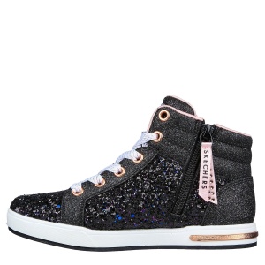 Ghete fete Skechers Shoutouts Black - Img 3