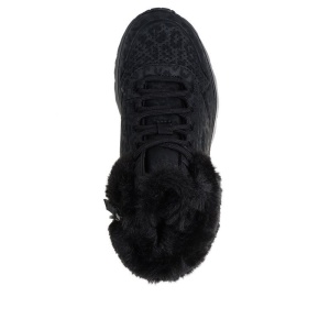 Skechers Ghete fete Uno Lite Cozy Leopard Black L 310362L-BBK incaltaminte copii bigstep