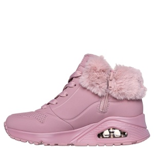 Ghete îmblănite fete Skechers Uno Fall Air Mauve - 71868