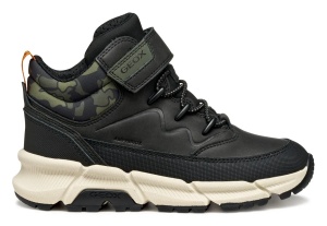 Ghete impermeabile baieti Flexyper Plus Boy Black/Military