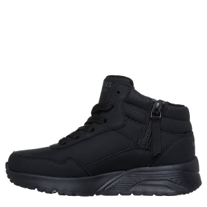 Ghete impermeabile băieți Skechers Uno Lite Aqua Ave Black — vedere din față