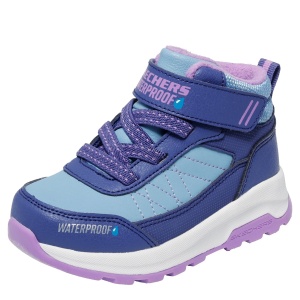 Ghete impermeabile fete Skechers Storm Blazer Navy Purple mărimi 22-26 — vedere laterală detaliată