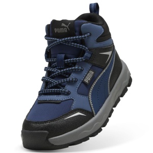 Puma Ghete Water Resistant baieti Evolve Trail PS Persian Blue Cool Dark Grey incaltaminte copii bigstep