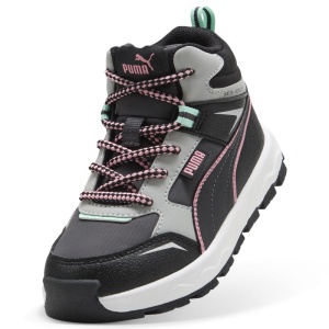 Ghete fete Puma Evolve Trail PS Dusky Gray Pinkscape, material rezistent la apa, talpa aderenta de cauciuc, inchidere cu siret