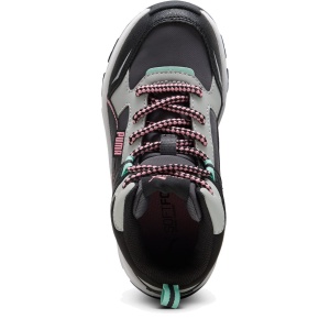 Ghete Water Resistant fete Puma Evolve Trail PS Dusky Gray Pinkscape — vedere de sus și talpa