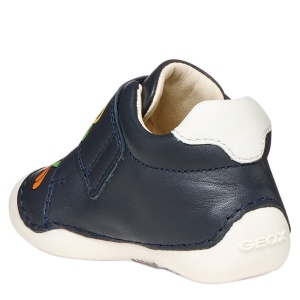 Incaltaminte bebe Geox Tutim Navy Green — vedere din spate