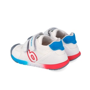 Biomecanics Pantofi baieti 262137-A316 Blanco Y Rojo încălțăminte primii pasi bigstep