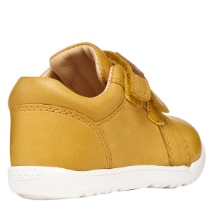 Pantofi băieți Geox Macchia Boy Ochre Yellow — vedere din față