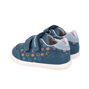 Biomecanics Pantofi barefoot baieti 262166-A556 Petrol încălțăminte primii pasi bigstep