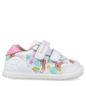 Pantofi barefoot fete Biomecanics Blanco Alb