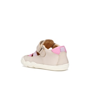 Pantofi decupati fete Steppieup Ivory Pink - Img 4