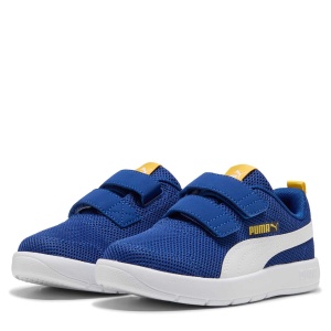 Pantofi sport băieți Courtflex V3 Mesh PS Clyde Royal PUMA White