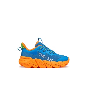 Geox Pantofi sport baieti Flexyper Fast Boy Lt Blue Orange  J46N1A-0149J-C0573 incaltaminte copii bigstep