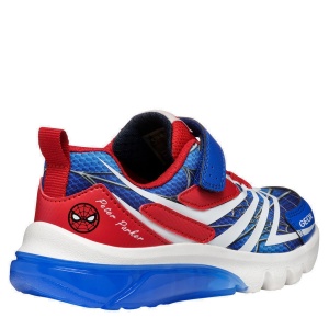 Pantofi sport băieți Geox Ciberdron Royal Red — vedere din față