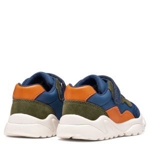 Pantofi sport băieți Geox Ciufciuf Boy Lt Navy/Orange - B455RB/0FU22/CB42T - perechea spate