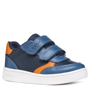 Pantofi sport băieți Geox Eclyper Boy Navy/Orange ( ) - B555LA/000BC/C0659 - față