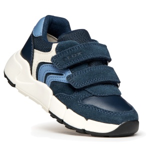 Pantofi sport băieți Geox Flexyper Mini Boy Navy/Dk Sky - B656GC/05422/C4250 - unghi