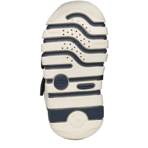 Pantofi sport băieți Geox Iupidoo Boy Navy Ochre — talpa