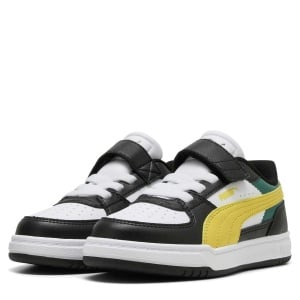 Pantofi sport băieți Puma Caven III Block AC+ PS PUMA Black-Citrus Bloom-PUMA White