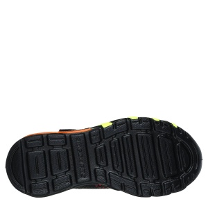 Pantofi sport băieți Skechers Flex-Glow Bolt Black Red mărimi 27-33 - Img 5
